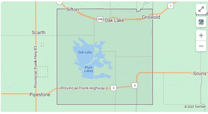 RM of Sifton Map